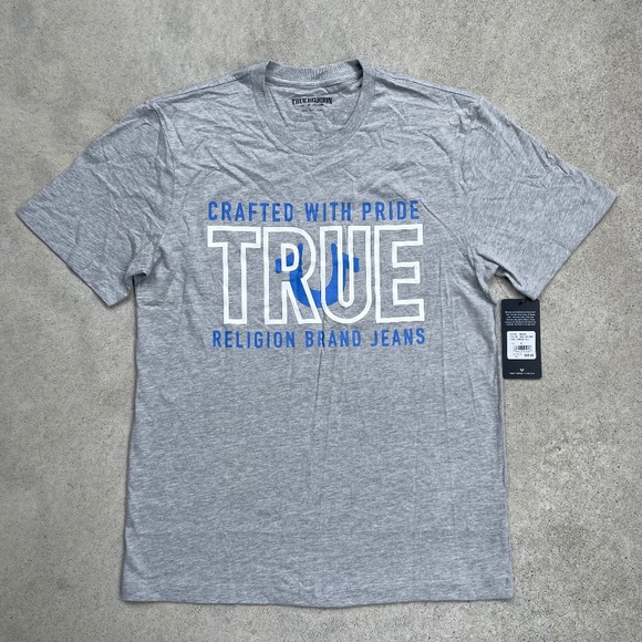 NWT True Religion T-shirt - size L - Picture 1 of 7